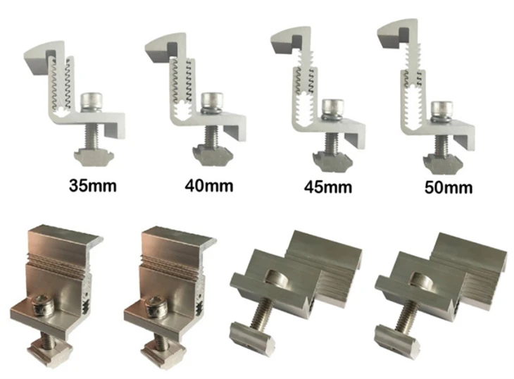 Solar Panel Fixing End Clamp Solar Panel Fixing End Clamp